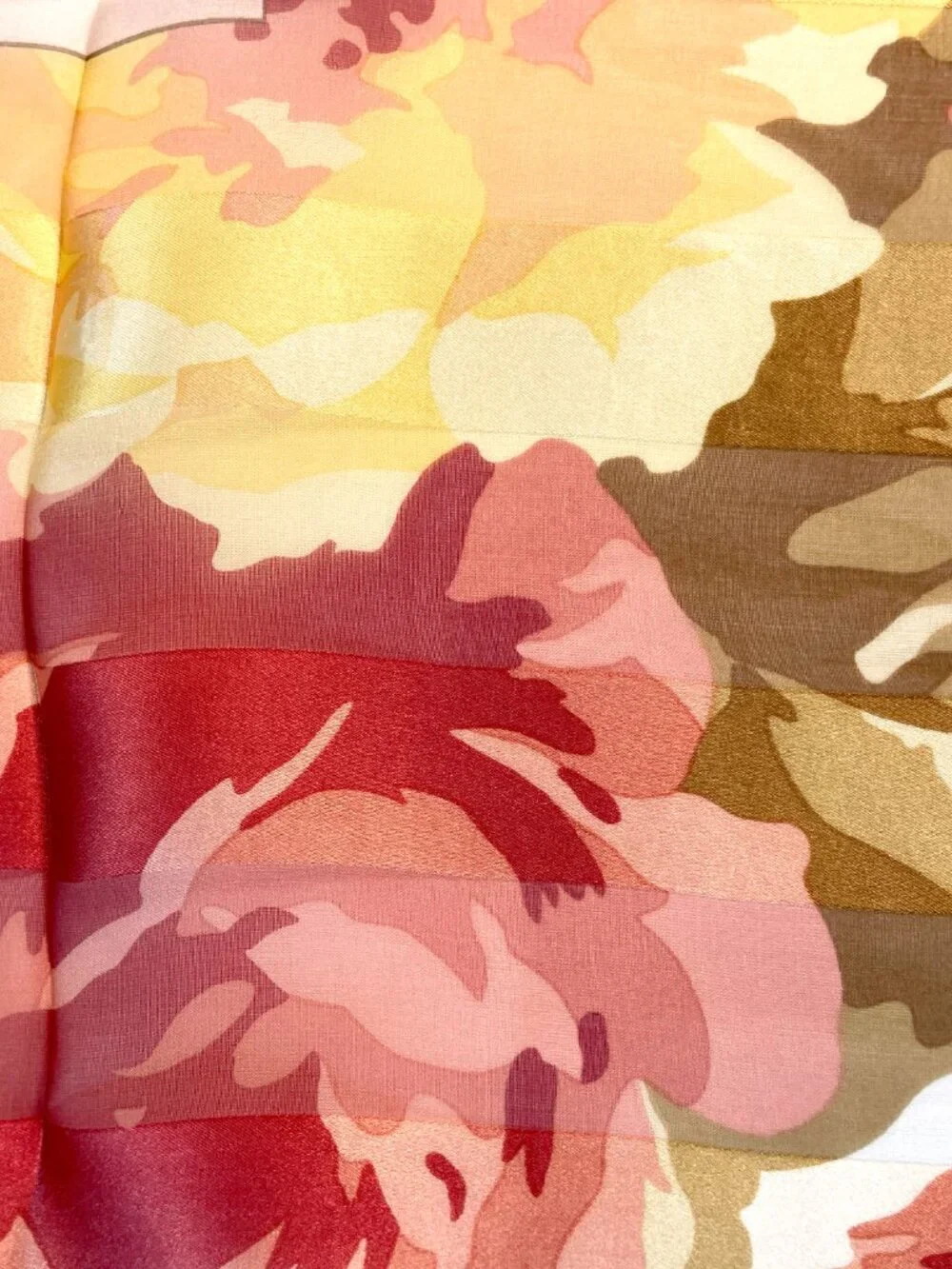 Vintage Yves Saint Laurent Silk Chiffon Scarf